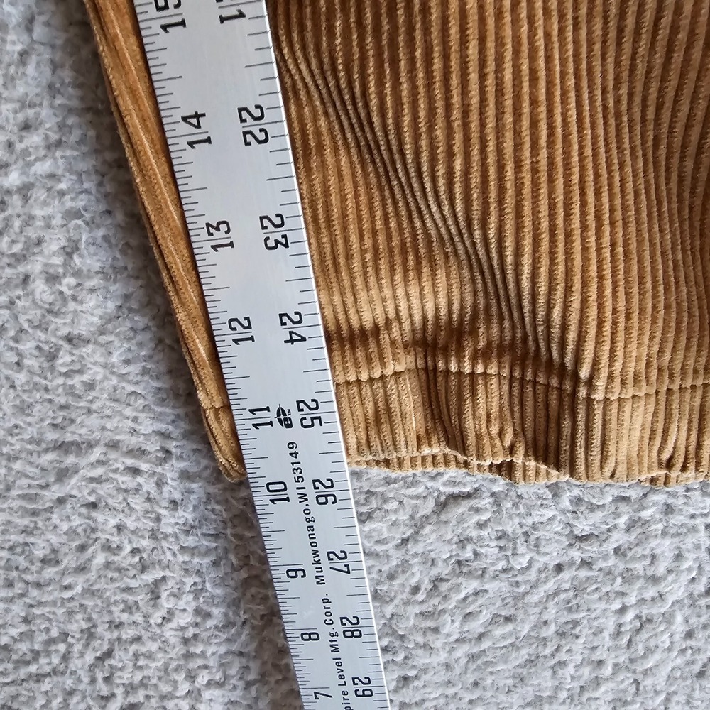 Orvis Corduroy Pants 40x25.5 Tan Wide Wale Straight Leg Trousers Casual Rugged - Picture 7 of 8